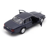 [TOY] 1:36 Jaguar 1990 XJ6 blå modellbil Die-Cast