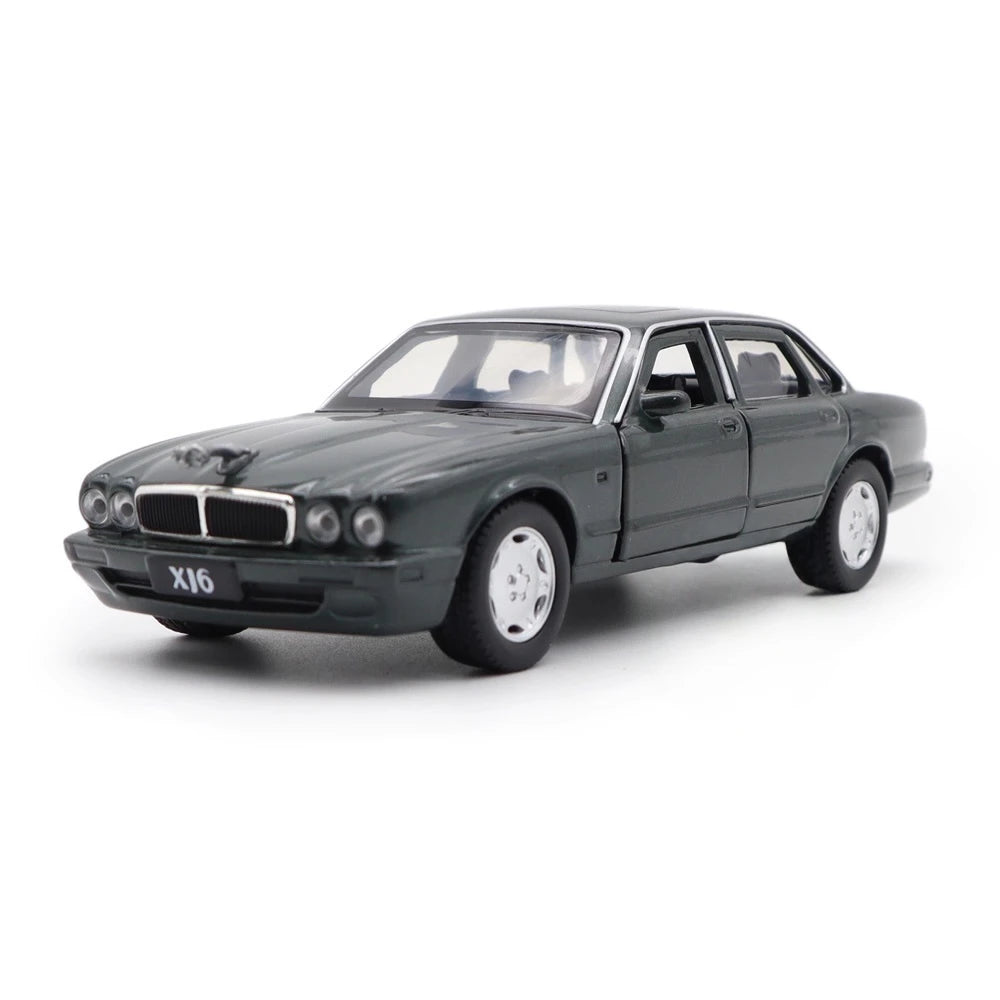 [TOY] 1:36 Jaguar 1990 XJ6 Green Model Car Die-Cast