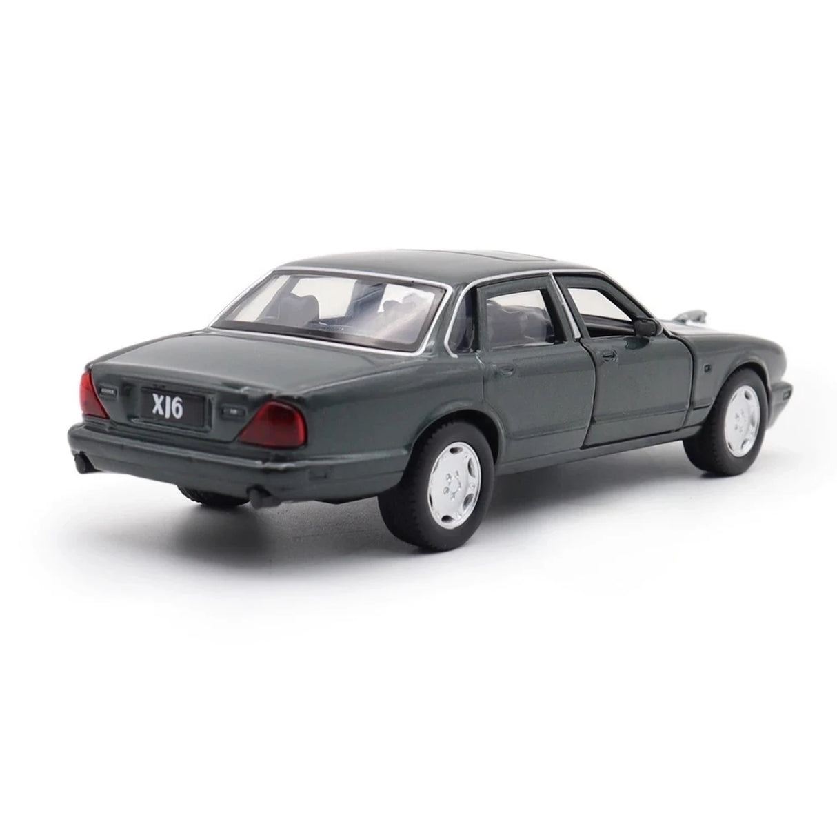 [TOY] 1:36 Jaguar 1990 XJ6 grön modellbil Die-Cast