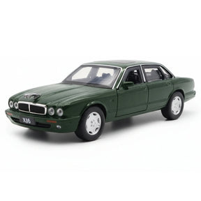 [TOY] 1:36 Jaguar 1990 XJ6 grön modellbil Die-Cast
