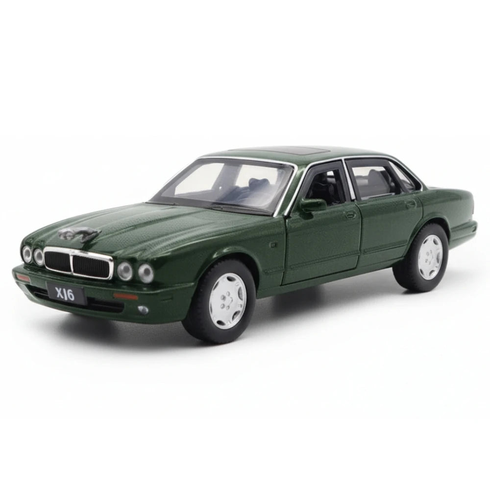 [TOY] 1:36 Jaguar 1990 XJ6 Green Model Car Die-Cast