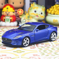 [TOY] 1:36 Jaguar 2017 F-Type R-Dynamic Blue Model Car Die-Cast