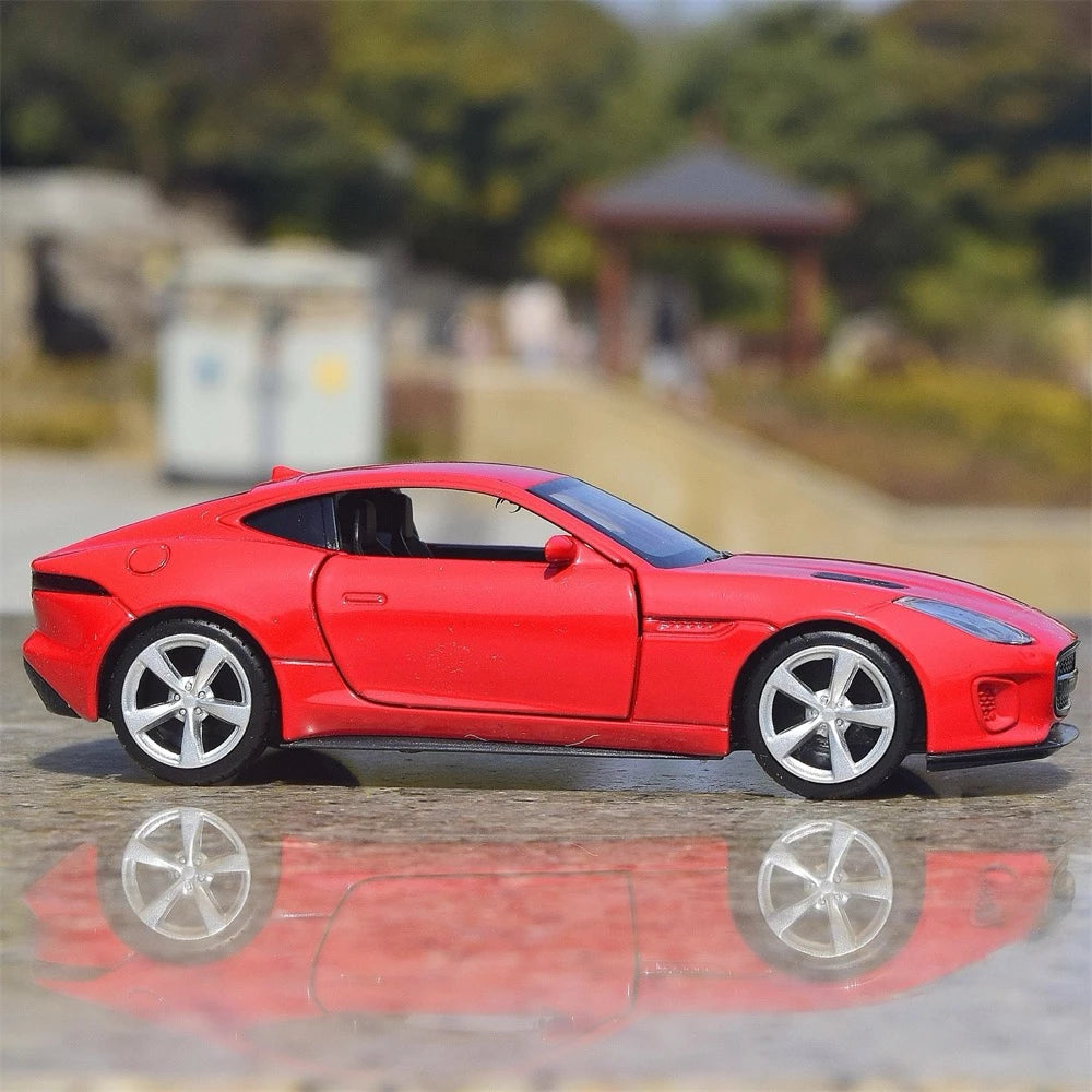 [TOY] 1:36 Jaguar 2017 F-Type R-Dynamic Red Model Car Die-Cast