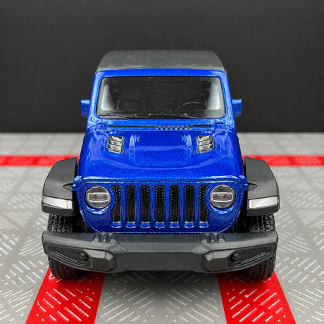 Jeep 2018 Wrangler Rubicon بلو 1:36 – نموذج عرض مصبوب، مصبوب،