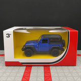 Jeep 2018 Wrangler Rubicon 블루 1:36 – 다이캐스트 디스플레이 모델 다이캐스트