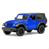 Jeep 2018 Wrangler Rubicon 블루 1:36 – 다이캐스트 디스플레이 모델 다이캐스트