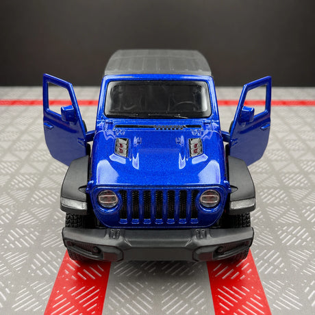 Jeep 2018 Wrangler Rubicon بلو 1:36 – نموذج عرض مصبوب، مصبوب،