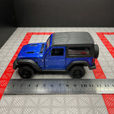 Jeep 2018 Wrangler Rubicon 블루 1:36 – 다이캐스트 디스플레이 모델 다이캐스트
