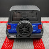 Jeep 2018 Wrangler Rubicon 블루 1:36 – 다이캐스트 디스플레이 모델 다이캐스트