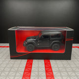 Jeep 2018 Wrangler Rubicon 무광 블랙 1:36 – 다이캐스트 디스플레이 모델 다이캐스트