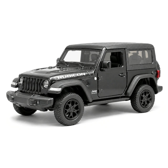 Jeep 2018 Wrangler Rubicon 무광 블랙 1:36 – 다이캐스트 디스플레이 모델 다이캐스트