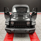 Jeep 2018 Wrangler Rubicon 무광 블랙 1:36 – 다이캐스트 디스플레이 모델 다이캐스트
