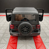 Jeep 2018 Wrangler Rubicon 무광 블랙 1:36 – 다이캐스트 디스플레이 모델 다이캐스트