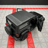 Jeep 2018 Wrangler Rubicon 무광 블랙 1:36 – 다이캐스트 디스플레이 모델 다이캐스트