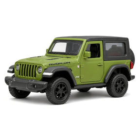 Jeep 2018 Wrangler Rubicon 무광 그린 1:36 – 다이캐스트 디스플레이 모델 다이캐스트