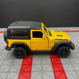 Jeep 2018 Wrangler Rubicon 옐로우 1:36 – 다이캐스트 디스플레이 모델 다이캐스트