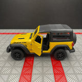 Jeep 2018 Wrangler Rubicon 옐로우 1:36 – 다이캐스트 디스플레이 모델 다이캐스트