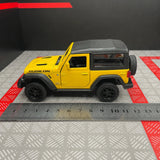 Jeep 2018 Wrangler Rubicon 옐로우 1:36 – 다이캐스트 디스플레이 모델 다이캐스트