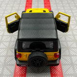 Jeep 2018 Wrangler Rubicon 옐로우 1:36 – 다이캐스트 디스플레이 모델 다이캐스트