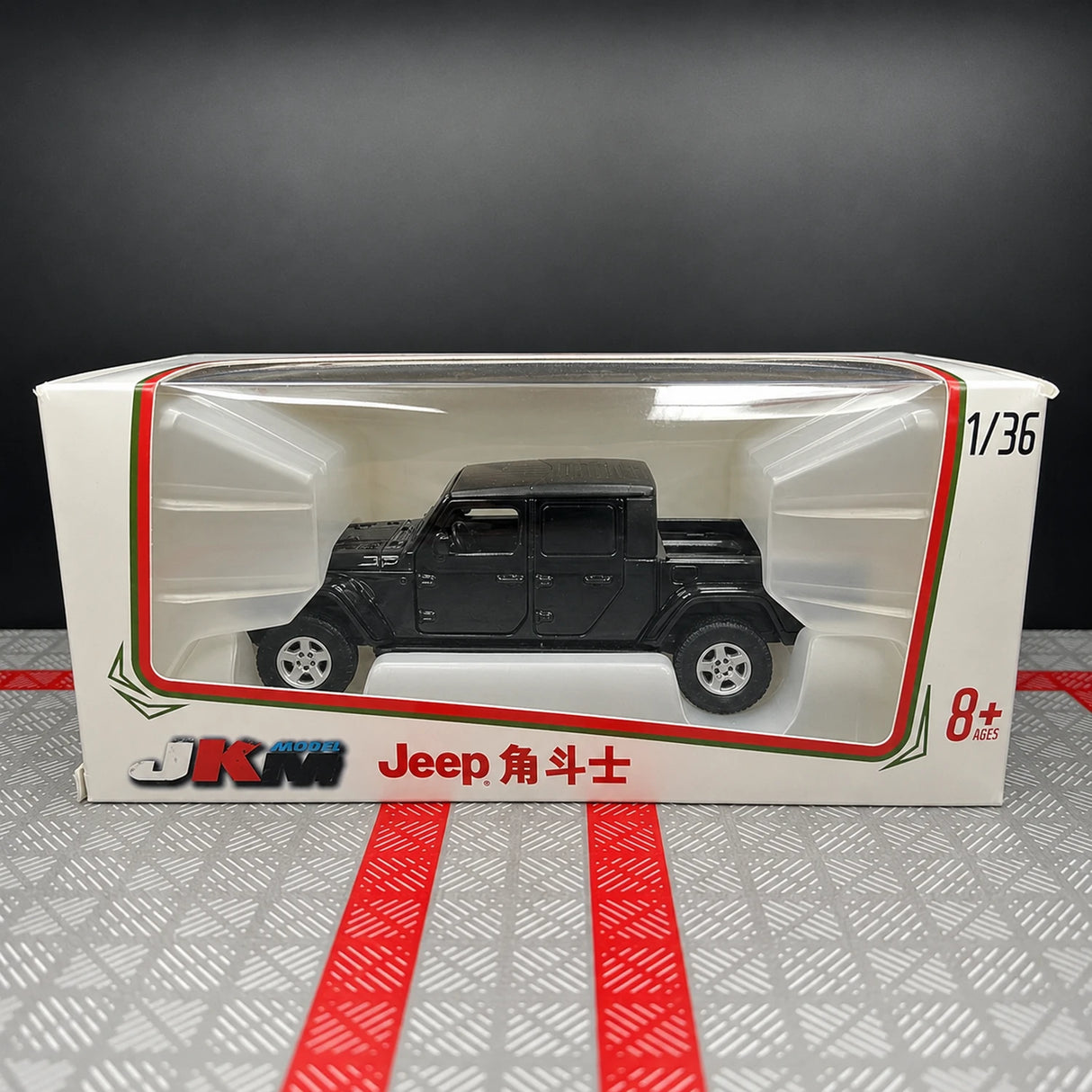 Jeep 2020 Gladiator أسود 1:36 – نموذج عرض معدني مصبوب