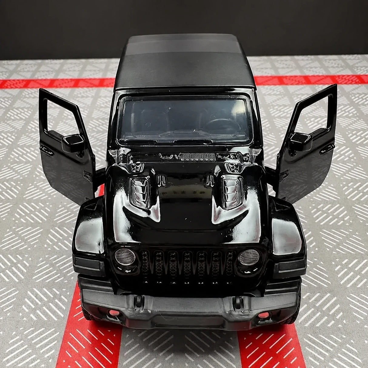 Jeep 2020 Gladiator أسود 1:36 – نموذج عرض معدني مصبوب