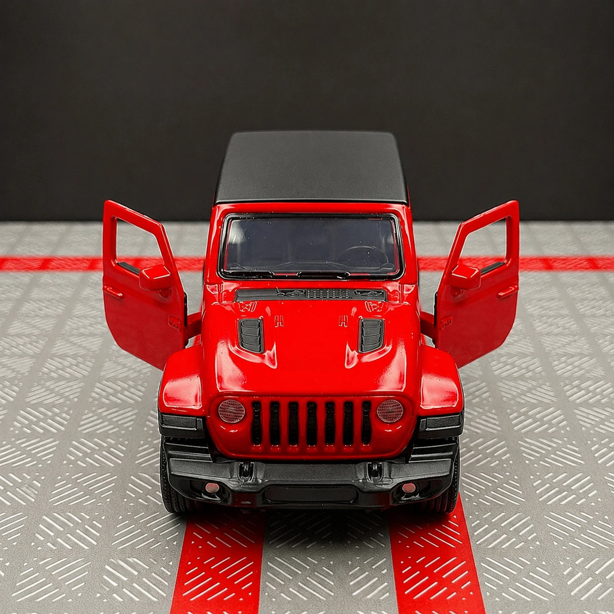 Jeep 2020 Gladiator أحمر 1:36 – نموذج عرض معدني مصبوب
