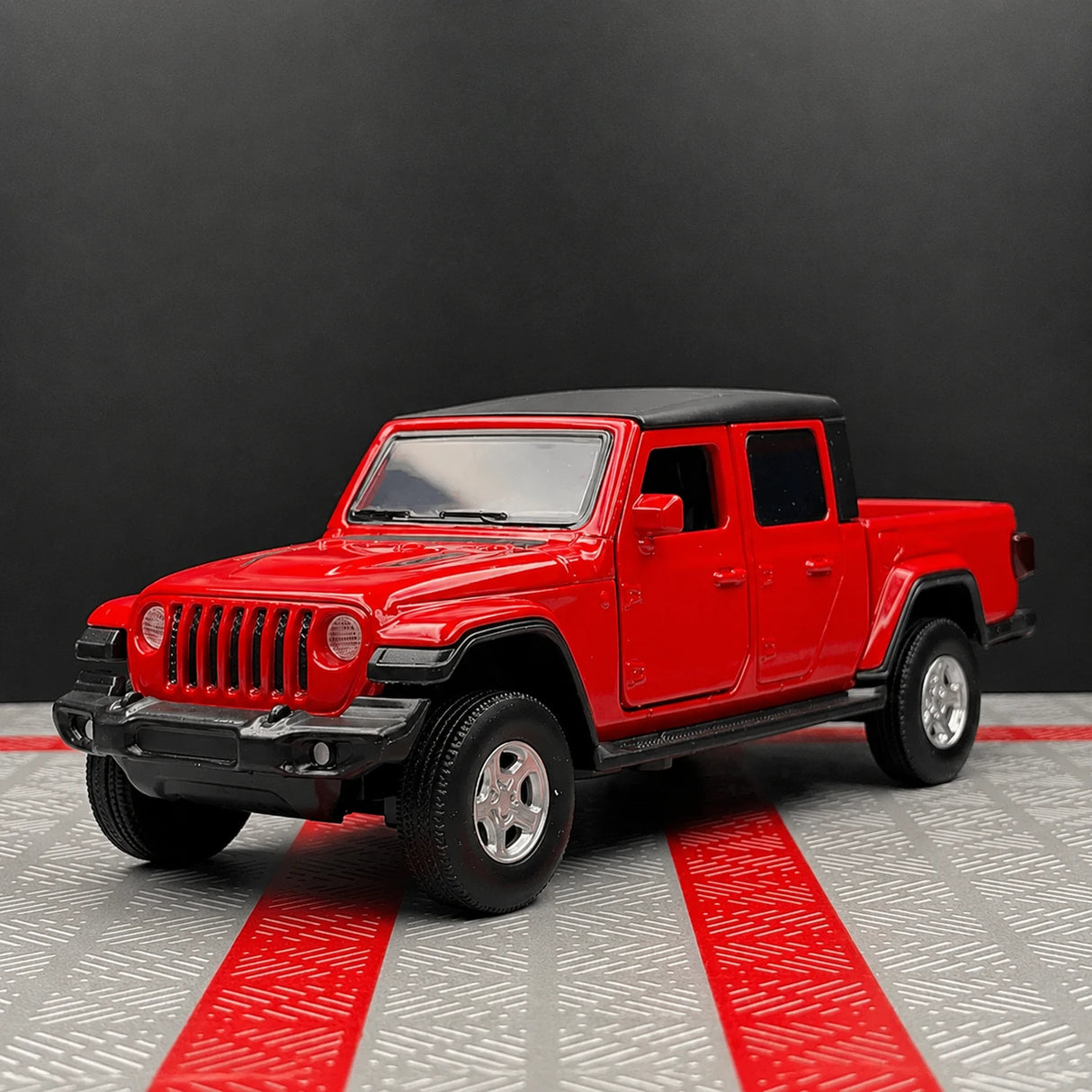 Jeep 2020 Gladiator أحمر 1:36 – نموذج عرض معدني مصبوب