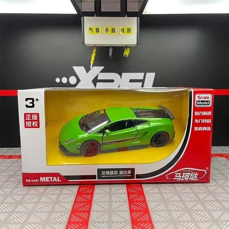 [TOY] 1:36 Lamborghini 2008 Gallardo LP560-4 Green Model Car Die-Cast