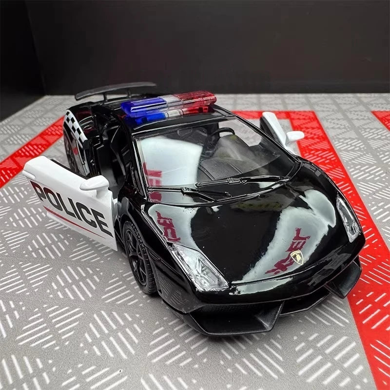 [TOY] 1:36 Lamborghini 2008 Gallardo LP560-4 Police Model Car Die-Cast