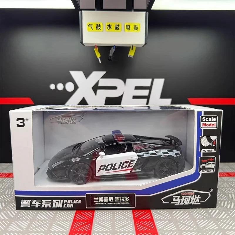 [TOY] 1:36 Lamborghini 2008 Gallardo LP560-4 Police Model Car Die-Cast