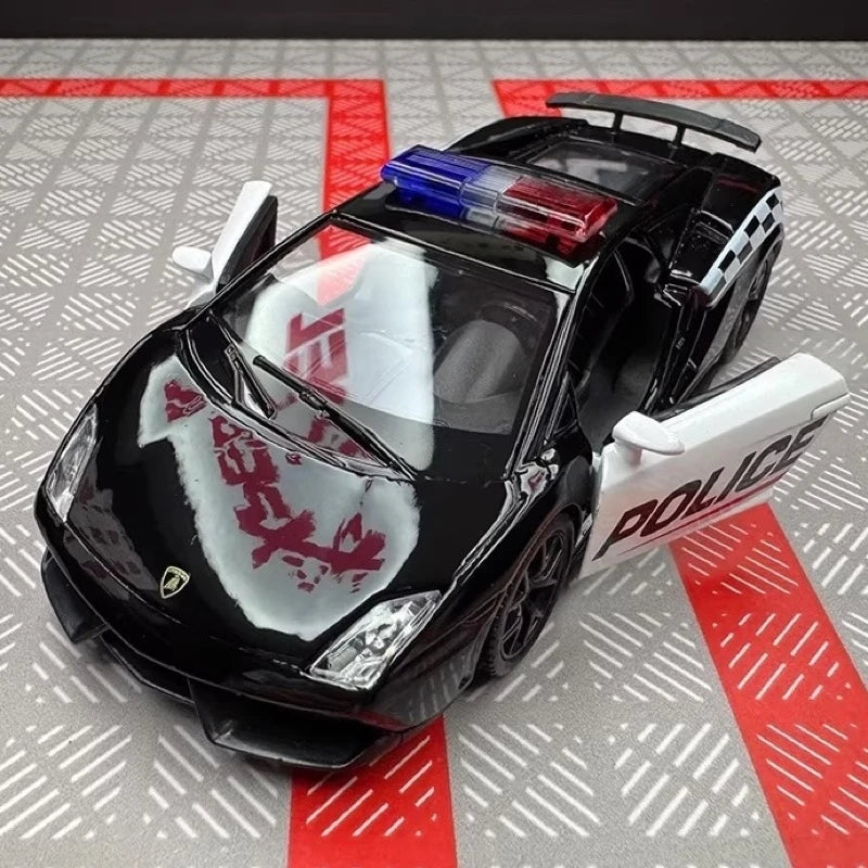 [TOY] 1:36 Lamborghini 2008 Gallardo LP560-4 Police Model Car Die-Cast