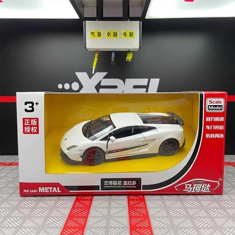 [TOY] 1:36 Lamborghini 2008 Gallardo LP560-4 White Model Car Die-Cast