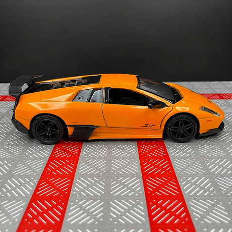[TOY] 1:36 Lamborghini 2009 Murcielago LP670-4 Orange Model Car Die-Cast