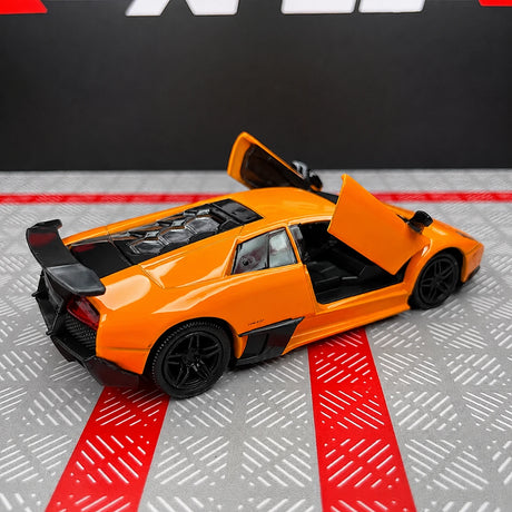 [TOY] 1:36 Lamborghini 2009 Murcielago LP670-4 Orange Model Car Die-Cast