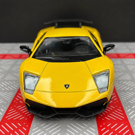 [TOY] 1:36 Lamborghini 2009 Murcielago LP670-4 Yellow Model Car Die-Cast