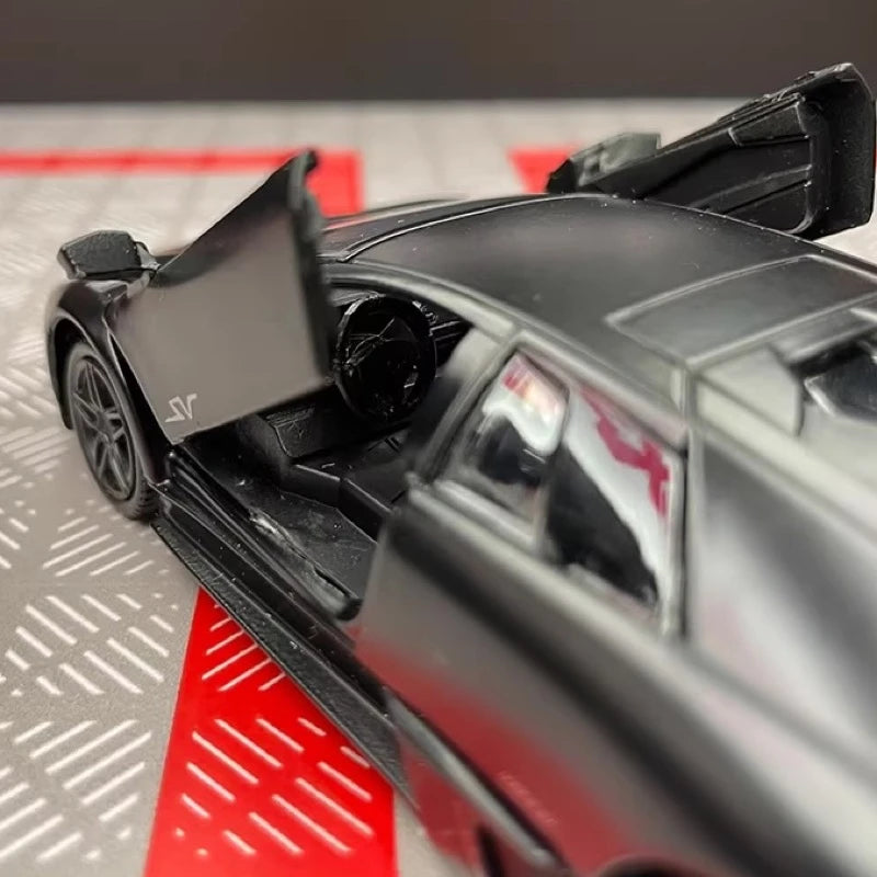 [TOY] 1:36 Lamborghini 2009 Murcielago LP670–4 Black Model Car Die-Cast