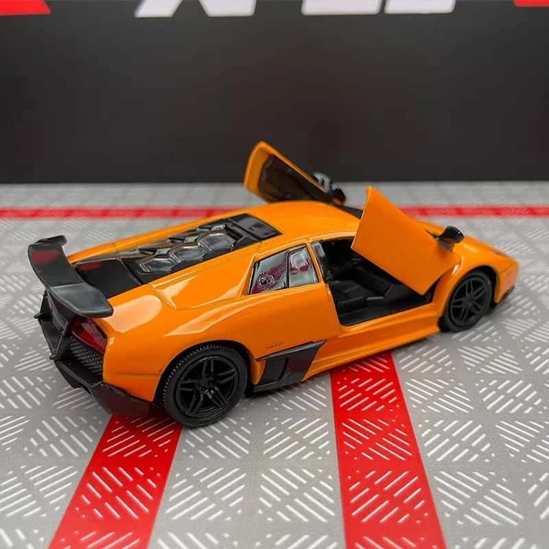 [TOY] 1:36 Lamborghini 2009 Murcielago LP670-4 Orange Model Car Die-Cast