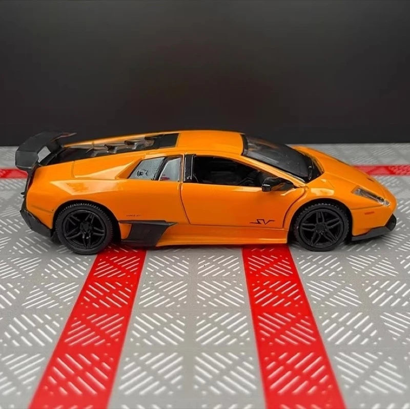 [TOY] 1:36 Lamborghini 2009 Murcielago LP670-4 Orange Model Car Die-Cast