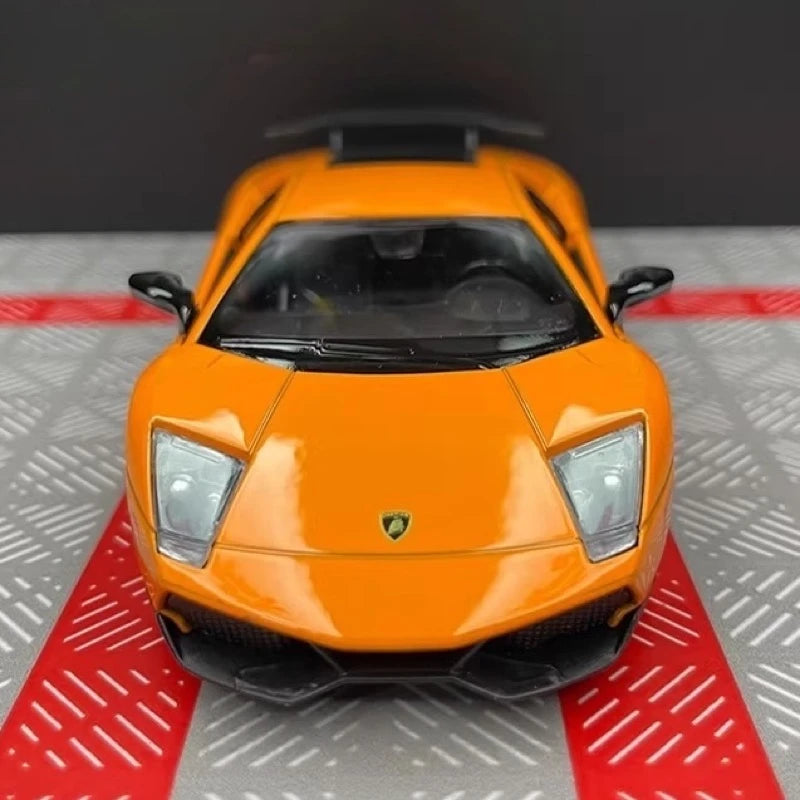 [TOY] 1:36 Lamborghini 2009 Murcielago LP670-4 Orange Model Car Die-Cast
