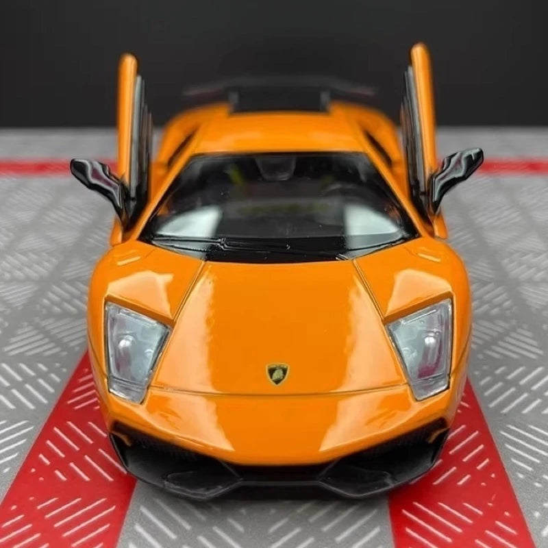 [TOY] 1:36 Lamborghini 2009 Murcielago LP670-4 Orange Model Car Die-Cast