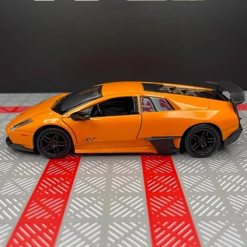 [TOY] 1:36 Lamborghini 2009 Murcielago LP670-4 Orange Model Car Die-Cast