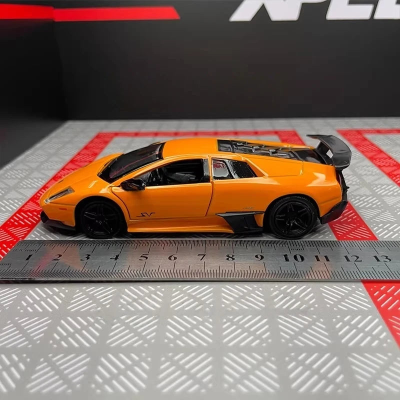 [TOY] 1:36 Lamborghini 2009 Murcielago LP670-4 Orange Model Car Die-Cast