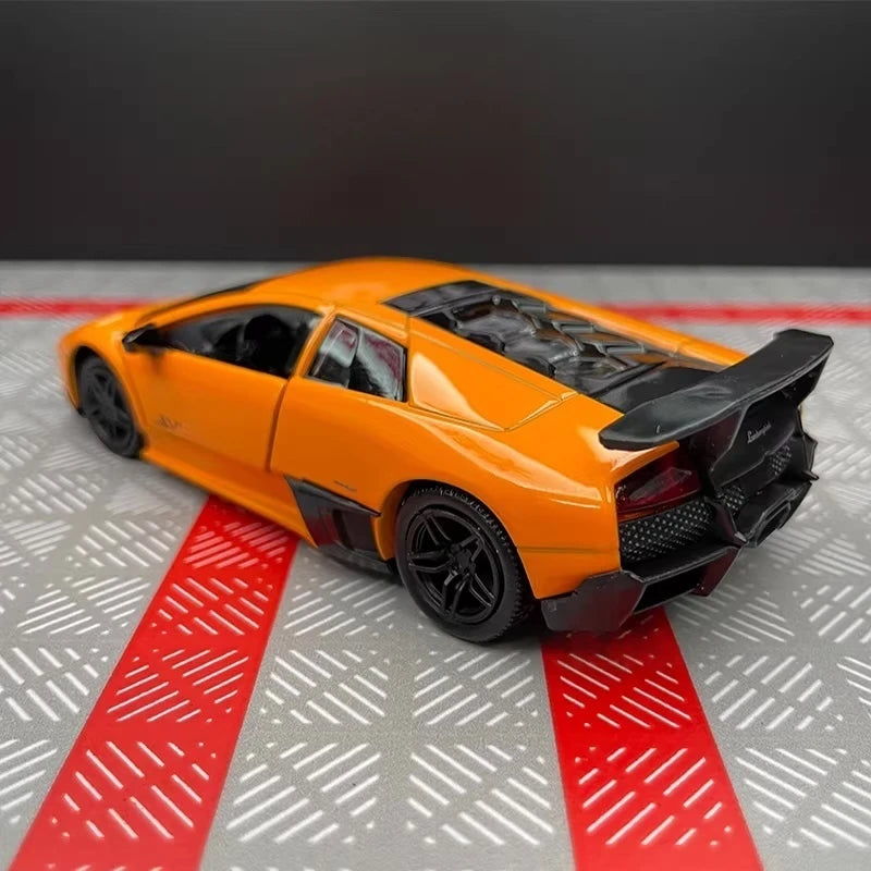 [TOY] 1:36 Lamborghini 2009 Murcielago LP670-4 Orange Model Car Die-Cast
