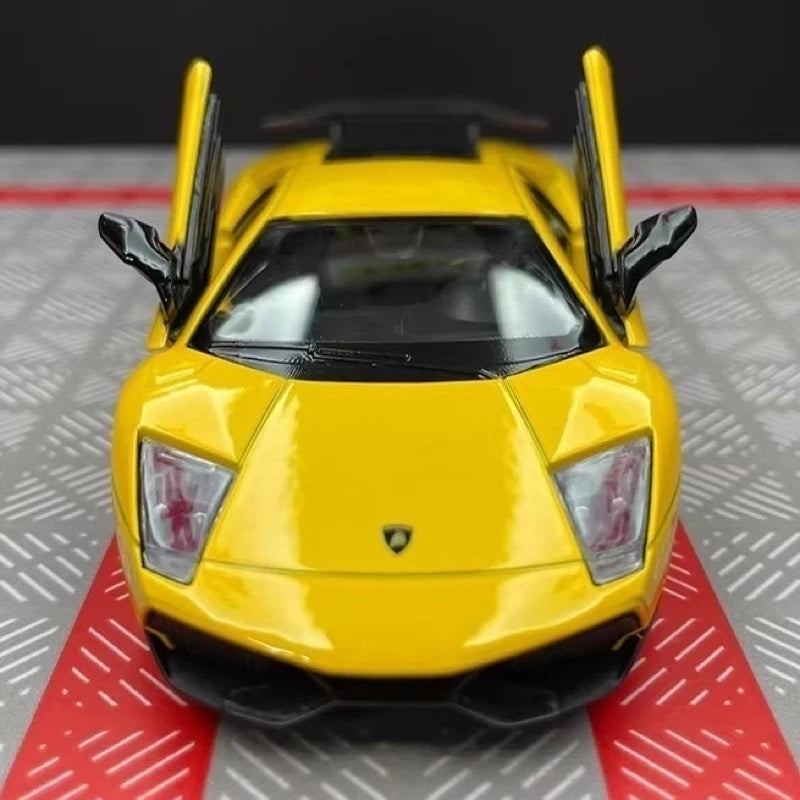 [TOY] 1:36 Lamborghini 2009 Murcielago LP670-4 Yellow Model Car Die-Cast