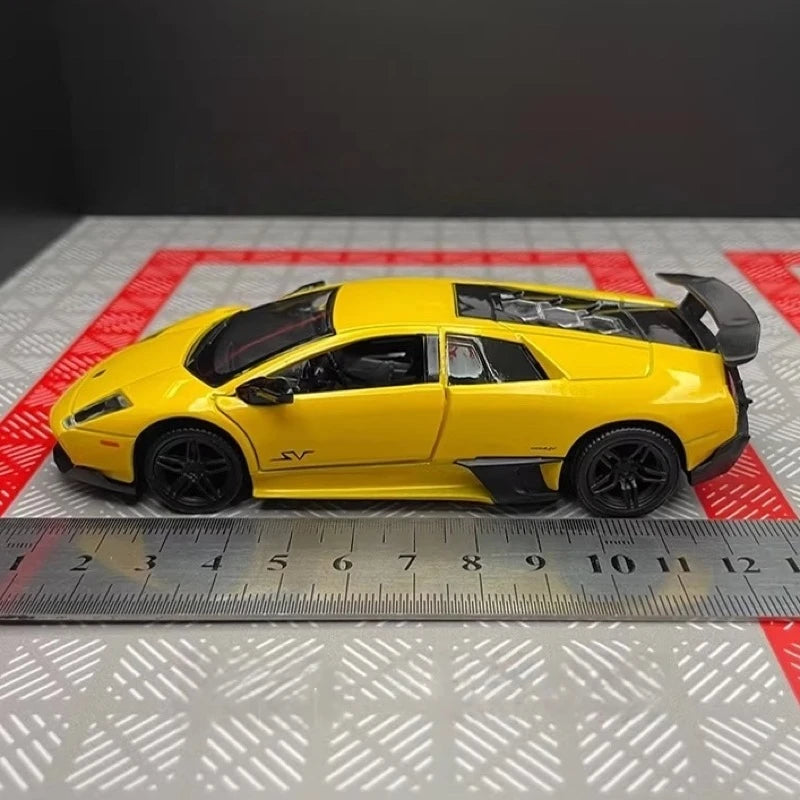 [TOY] 1:36 Lamborghini 2009 Murcielago LP670-4 Yellow Model Car Die-Cast