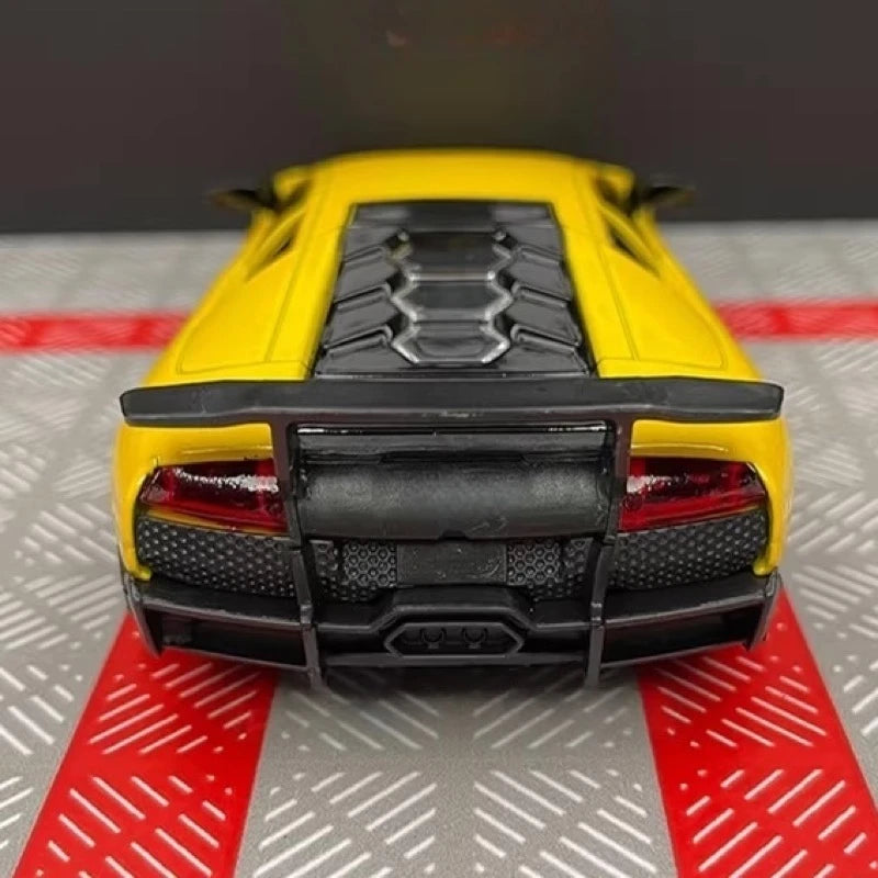 [TOY] 1:36 Lamborghini 2009 Murcielago LP670-4 Yellow Model Car Die-Cast