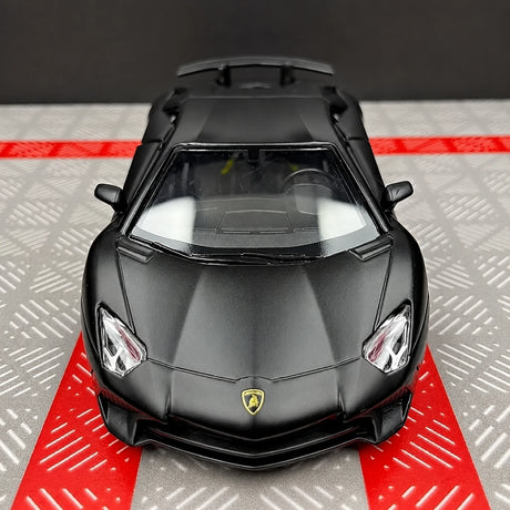 [TOY] 1:36 Lamborghini 2016 Aventador LP750-4 SV Black Model Car Die-Cast