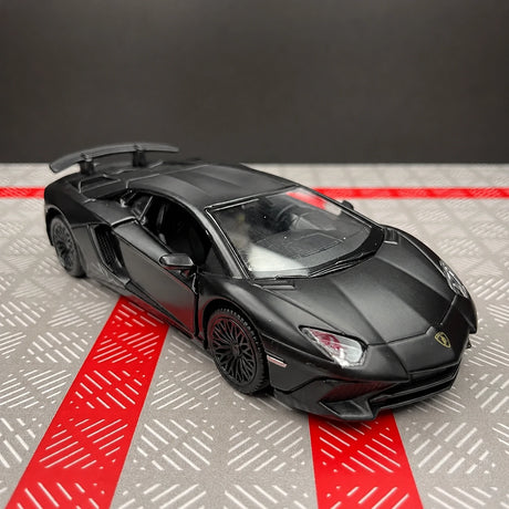 [TOY] 1:36 Lamborghini 2016 Aventador LP750-4 SV Black Model Car Die-Cast