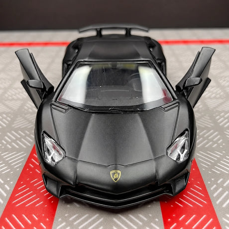 [TOY] 1:36 Lamborghini 2016 Aventador LP750-4 SV Black Model Car Die-Cast