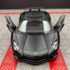 [TOY] 1:36 Lamborghini 2016 Aventador LP750-4 SV noir voiture miniature Die-Cast